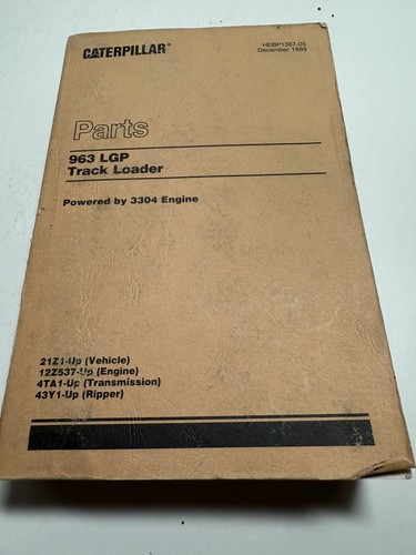 Caterpillar 963 lgp - caterpillar,